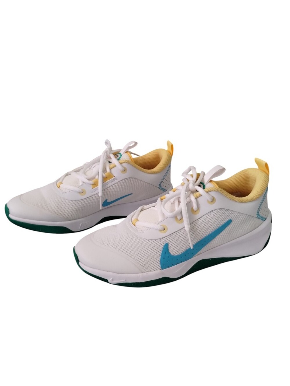 Nike‎ Omni Multi-Court GS Sneakers Unisex Lace Up Sz 7Y Colorful